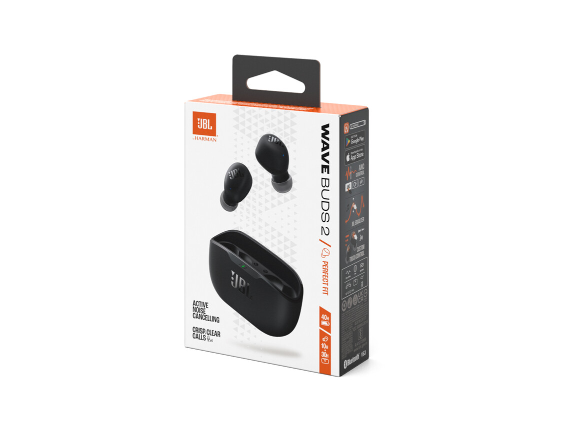 JBL Wave Buds 2, schwarz