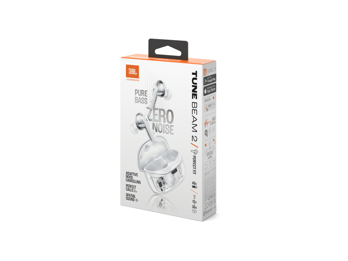 JBL Tune Beam 2 GHOST, weiß