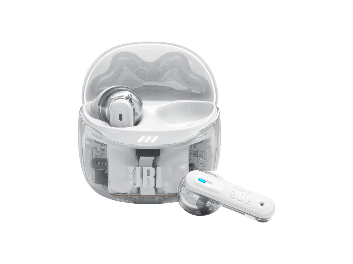 JBL Tune Flex 2 GHOST TWS,  kabelloser In-Ear Kopfhörer, weiß