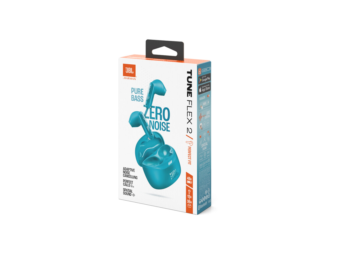 JBL Tune Flex 2 kabelloser In-Ear Kopfhörer, türkis