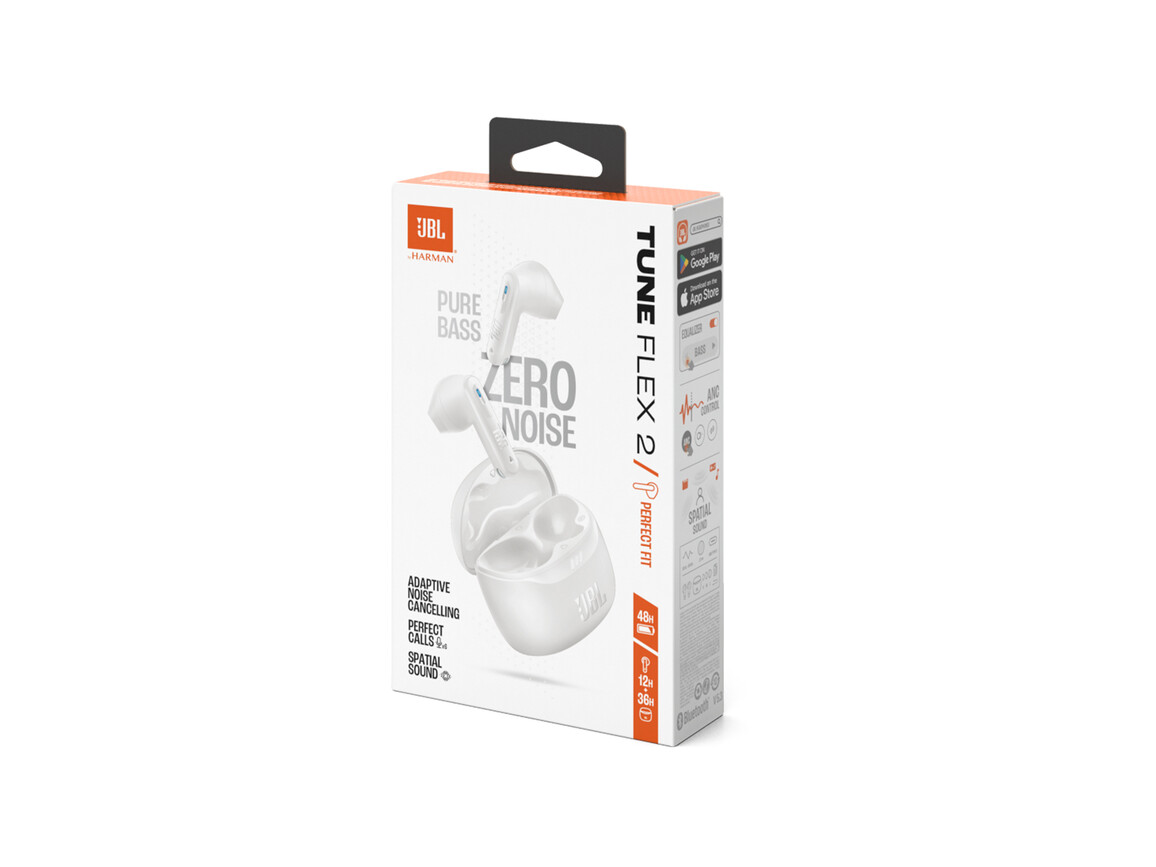 JBL Tune Flex 2 kabelloser In-Ear Kopfhörer, weiß