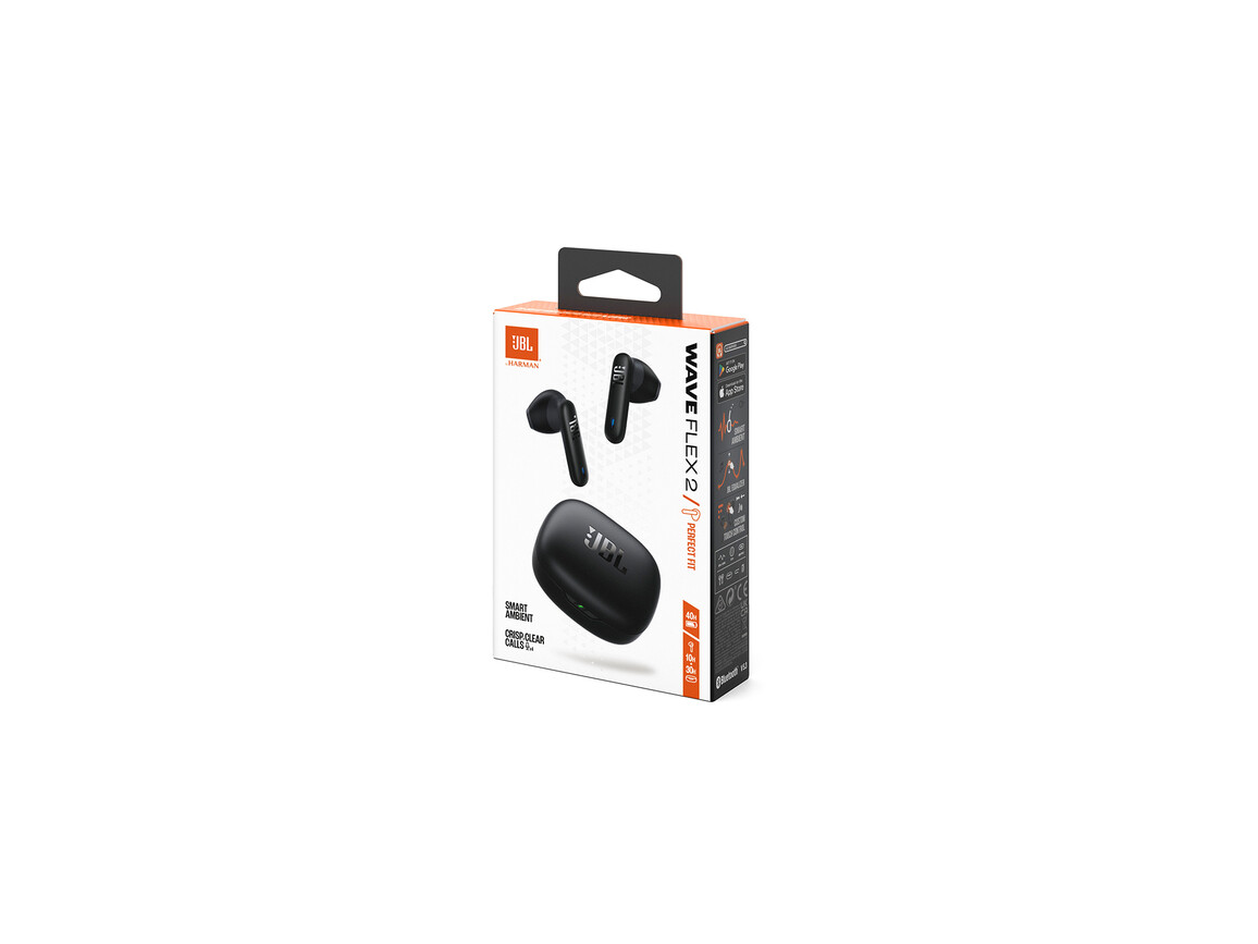 JBL Wave Flex 2 kabelloser In-Ear Kopfhörer, schwarz