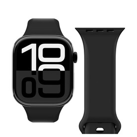 Vonmählen Classic 2 Silikonarmband für Apple Watch (38 / 40 / 41 mm), schwarz Vonmählen Classic 2 Silikonarmband für Apple Watch (38 / 40 / 41 mm), schwarz