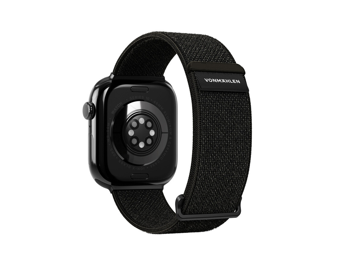 Vonmählen Sport-Armband 2 für Apple Watch 42/44/45/49 mm, schwarz