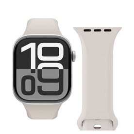 Vonmählen Classic 2 Silikonarmband für Apple Watch (38 / 40 / 41 mm), beige Vonmählen Classic 2 Silikonarmband für Apple Watch (38 / 40 / 41 mm), beige
