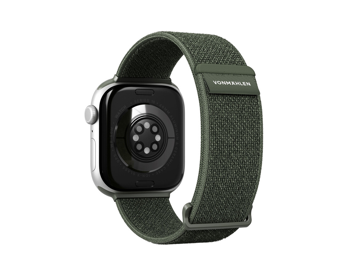 Vonmählen Sport-Armband 2 für Apple Watch 42/44/45/49 mm, olivgrün