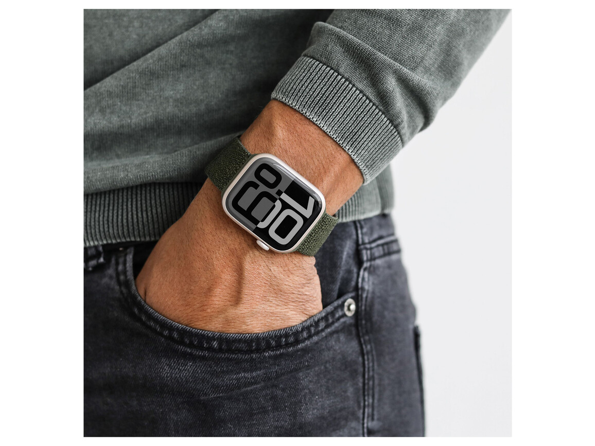 Vonmählen Sport-Armband 2 für Apple Watch 42/44/45/49 mm, olivgrün