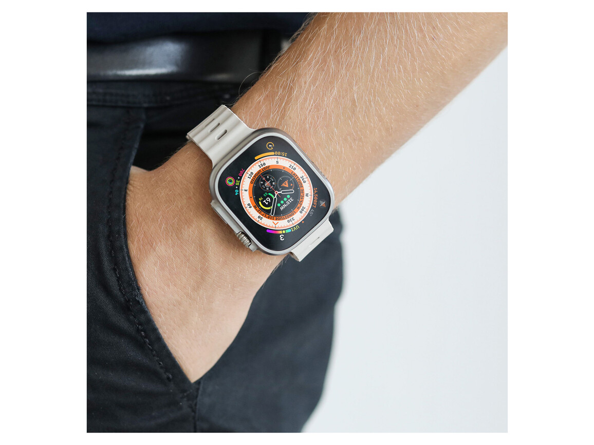 Vonmählen Wave-Armband 2 für Apple Watch 42/44/45/49 mm, beige