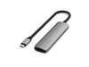 Satechi USB-C 4-in-1 Slim Multiport Adapter 4K, space grau