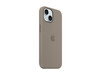 Apple iPhone 15 Silikon Case mit MagSafe, tonbraun