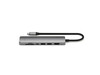 Satechi USB-C 7-in-1 Slim Multiport Adapter mit Ethernet, space grau