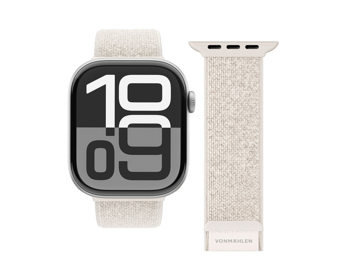 Vonmählen Sport-Armband 2 für Apple Watch 38/40/41 mm, beige