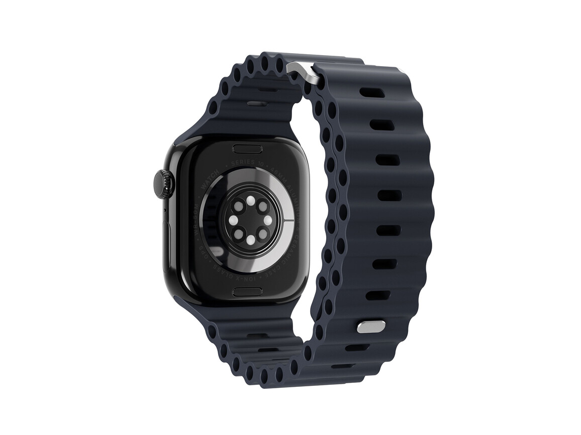 Vonmählen Wave-Armband 2 für Apple Watch 42/44/45/49 mm, dunkelblau