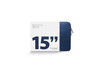 Trunk Neopren Sleeve für MacBook Air 15", navyblau