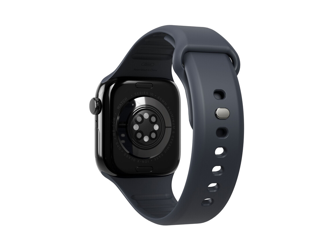Vonmählen Classic 2 Silikonarmband für Apple Watch (42 / 44 / 45 / 49 mm), dunkelblau