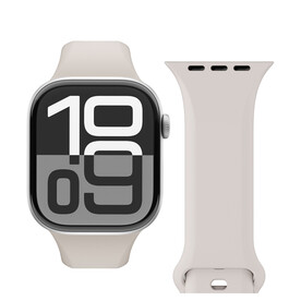 Vonmählen Classic 2 Silikonarmband für Apple Watch (42 / 44 / 45 / 49 mm), beige Vonmählen Classic 2 Silikonarmband für Apple Watch (42 / 44 / 45 / 49 mm), beige