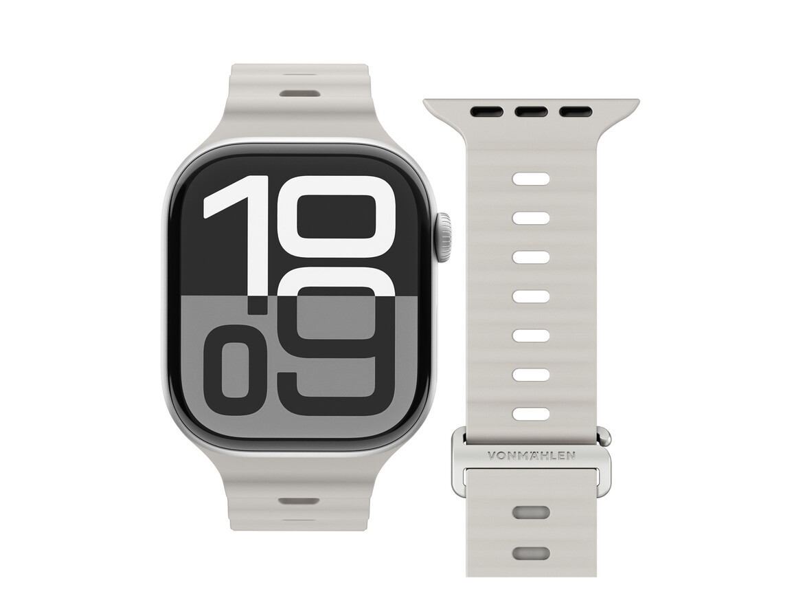 Vonmählen Wave-Armband 2 für Apple Watch (38 / 40 / 41 mm), beige