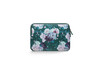 Trunk Neopren Sleeve für MacBook Air (2022/2024) 13&quot;, Green Flower