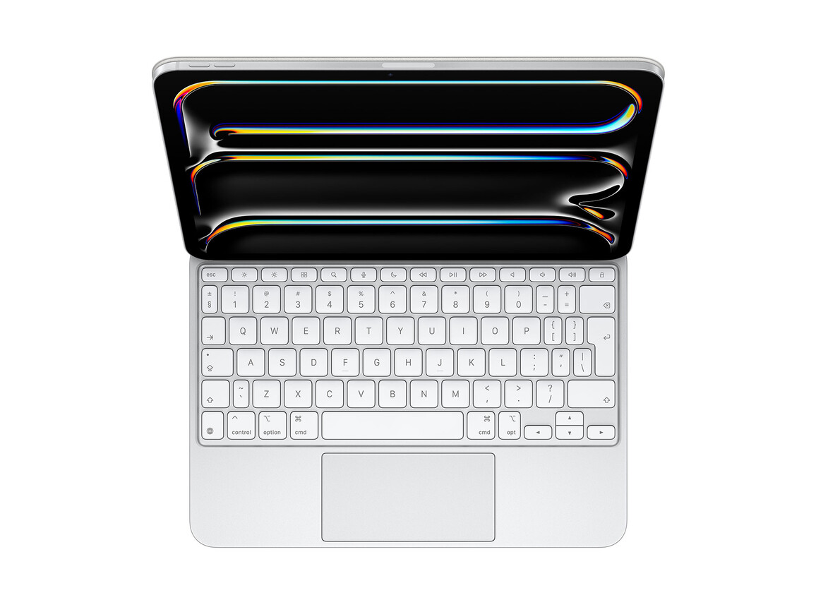 Apple Magic Keyboard für iPad Pro 11" (M4), weiss, englisch international