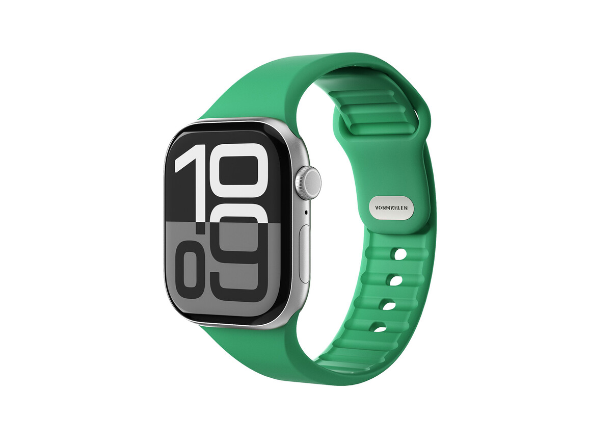 Vonmählen Classic 2 Silikonarmband für Apple Watch (38 / 40 / 41 mm), grün