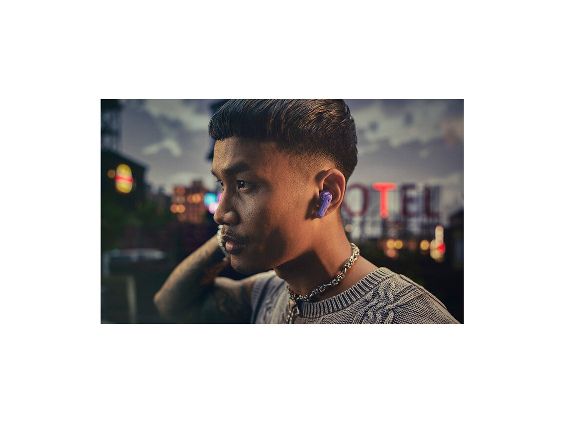 JBL Tune Flex 2 GHOST TWS,  kabelloser In-Ear Kopfhörer, lila
