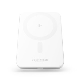 Vonmählen Evergreen Mag, magnetische Powerbank, 5.000 mAh, weiß