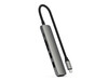 Satechi USB-C 6-in 1 Slim Multiport Adapter 4K, space grau