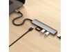 Satechi USB-C 6-in 1 Slim Multiport Adapter 4K, space grau