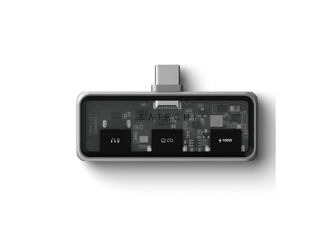 Satechi USB-C PD Mobile XR Hub, 3,5mm Audio, space grau Satechi USB-C PD Mobile XR Hub, 3,5mm Audio, space grau