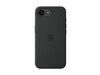 Apple iPhone 16e Silikon Case, schwarz