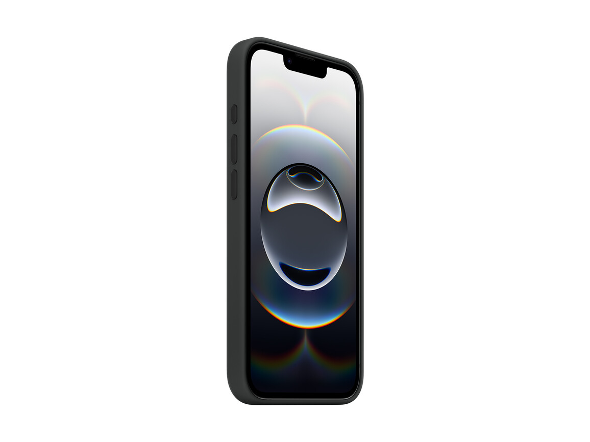 Apple iPhone 16e Silikon Case, schwarz