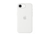 Apple iPhone 16e Silikon Case, weiss