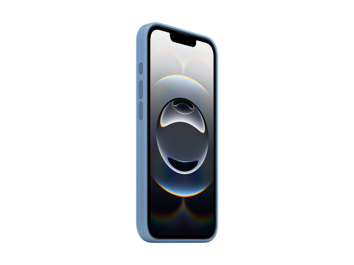 Apple iPhone 16e Silikon Case, winterblau