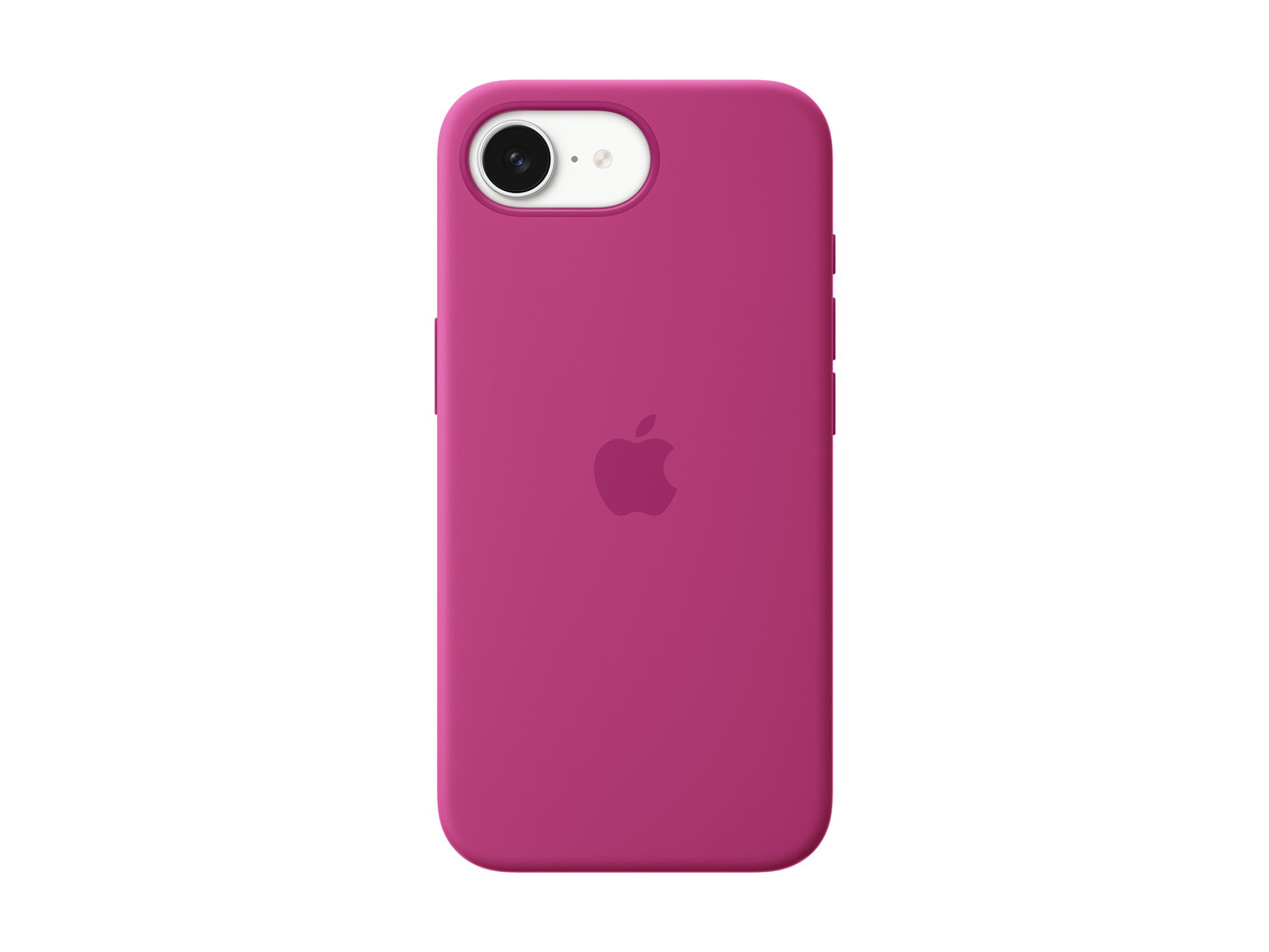 Apple iPhone 16e Silikon Case, fuchsia