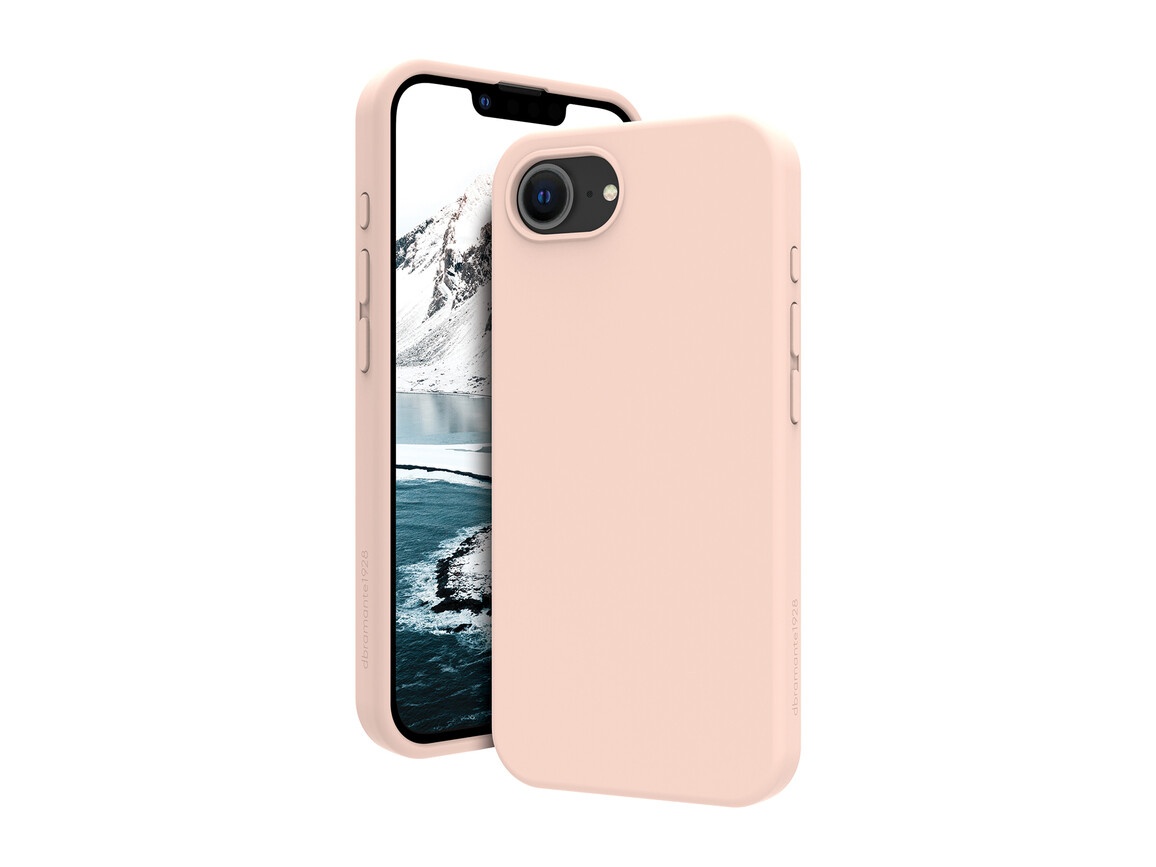 dbramante Costa Rica Case für iPhone 16e, pink sand