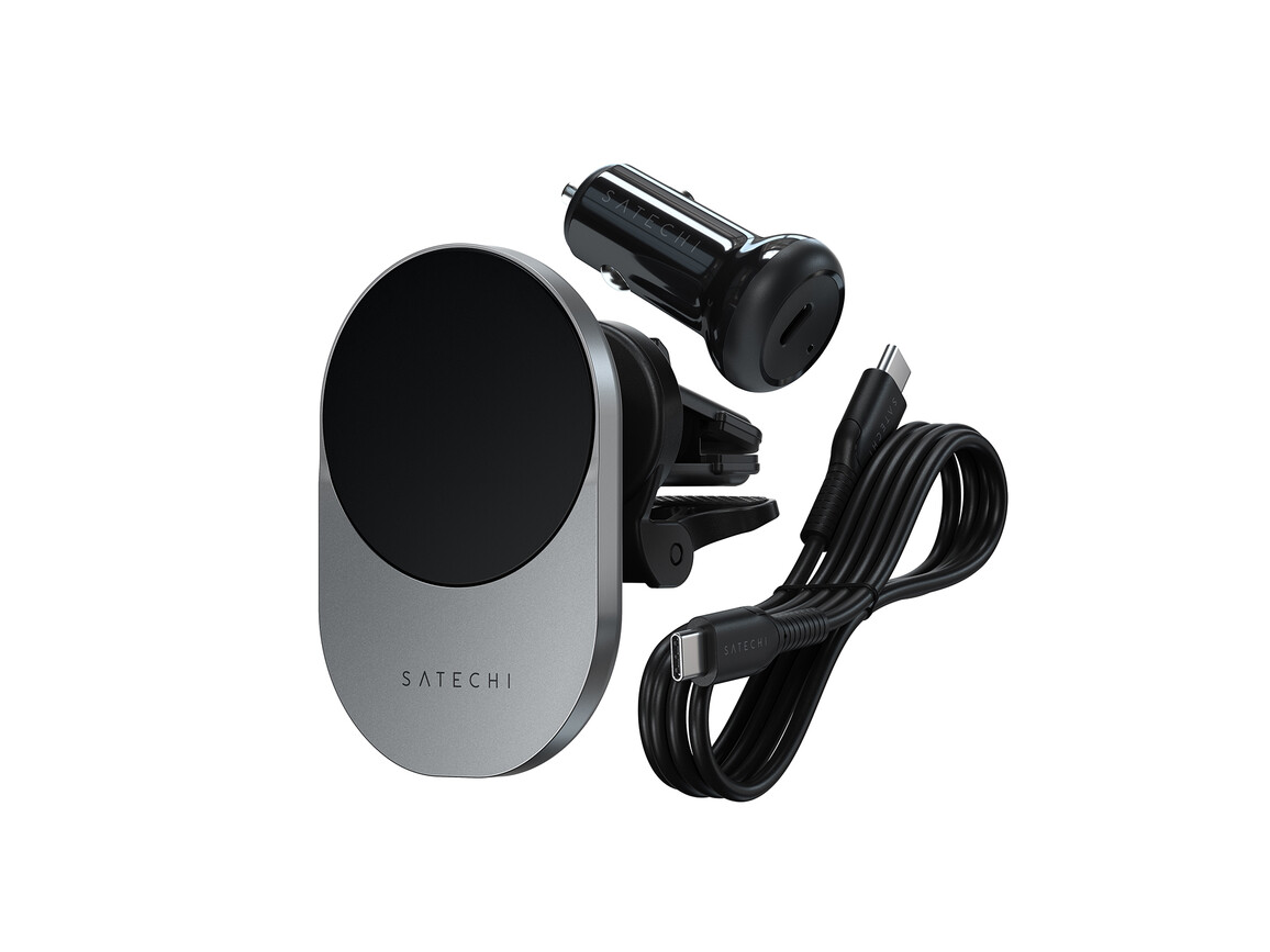 Satechi Qi2 Magnetisches Kabelloses Auto Charger