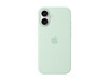 Apple iPhone 16 Silikon Case mit MagSafe, aquamarin