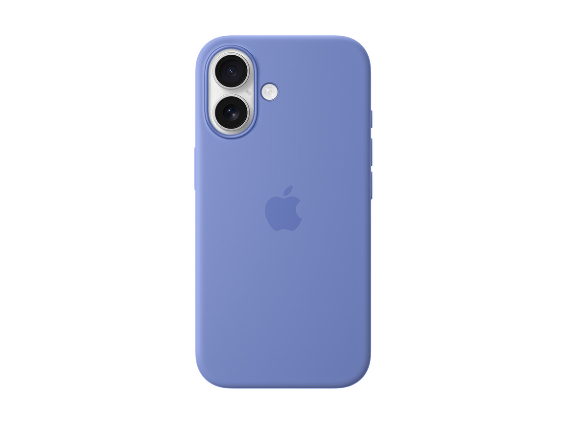 Apple iPhone 16 Silikon Case mit MagSaffe, veilchen