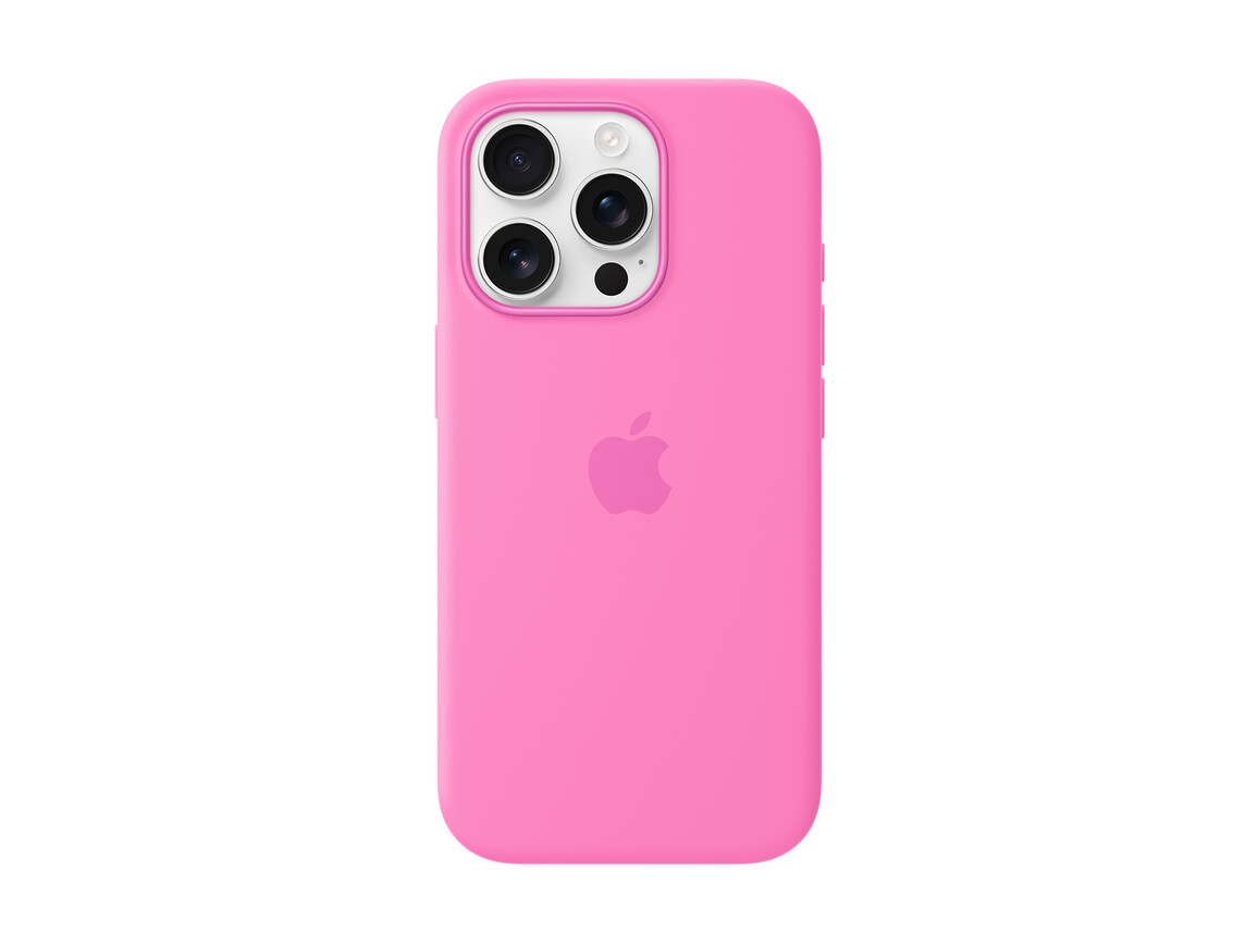 Apple iPhone 16 Pro Silikon Case mit MagSafe, pfingstrose