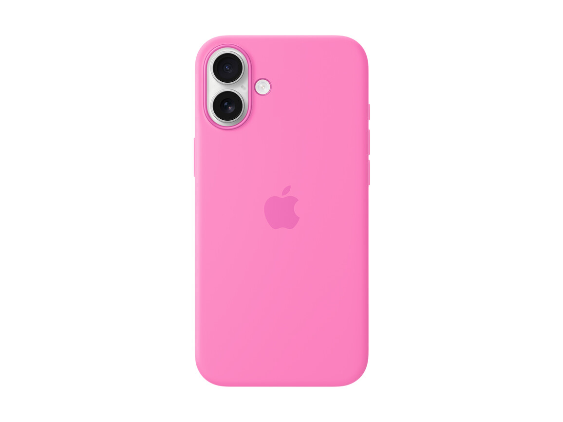 Apple iPhone 16 Plus Silikon Case mit MagSafe, pfingstrose