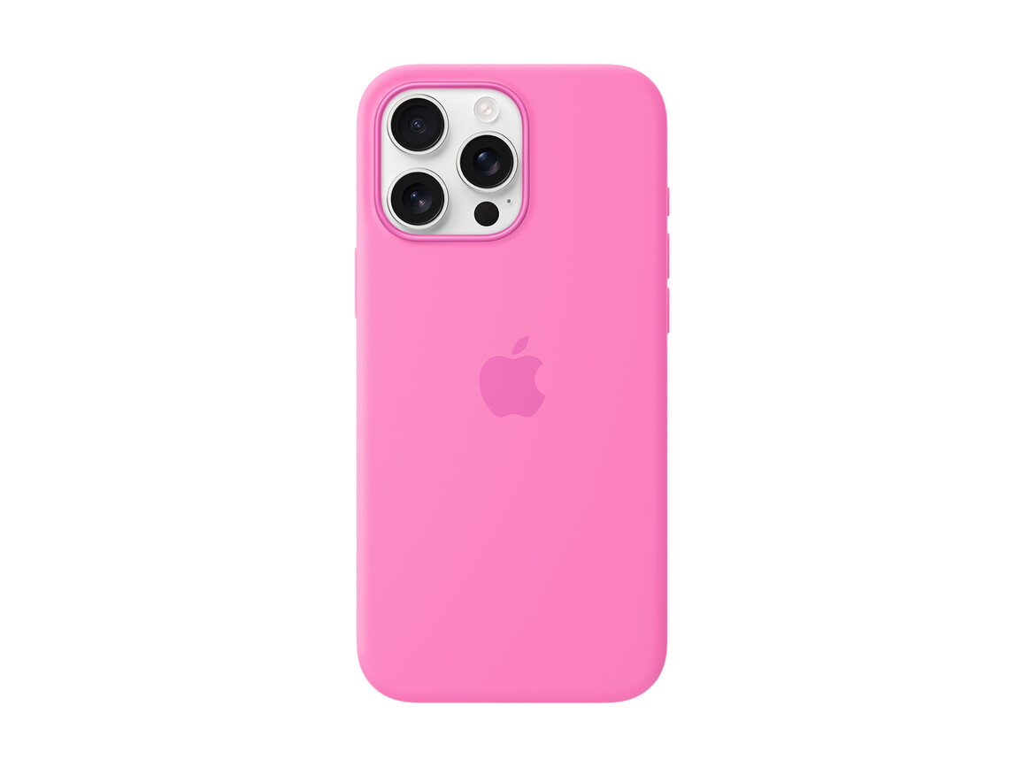 Apple iPhone 16 Pro Max Silikon Case mit MagSafe, pfingstrose