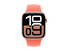 Apple Watch 42mm Sportarmband, mandarine - S/M