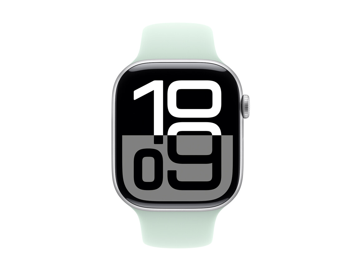 Apple Watch 46mm Sportarmband, aquamarin - S/M