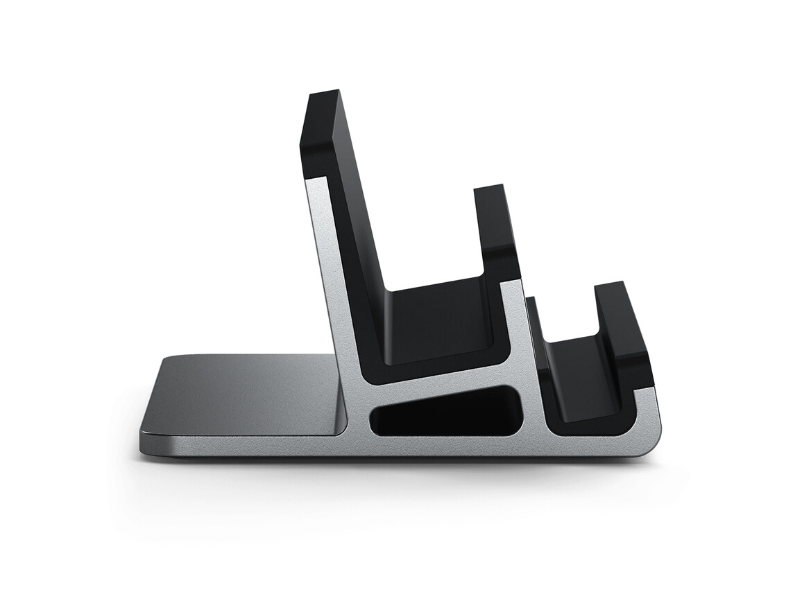 Satechi Dualer Vertikaler Aluminiumständer, space grau