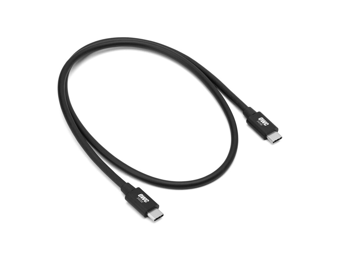 OWC Thunderbolt 5 Kabel, schwarz (0,8m)