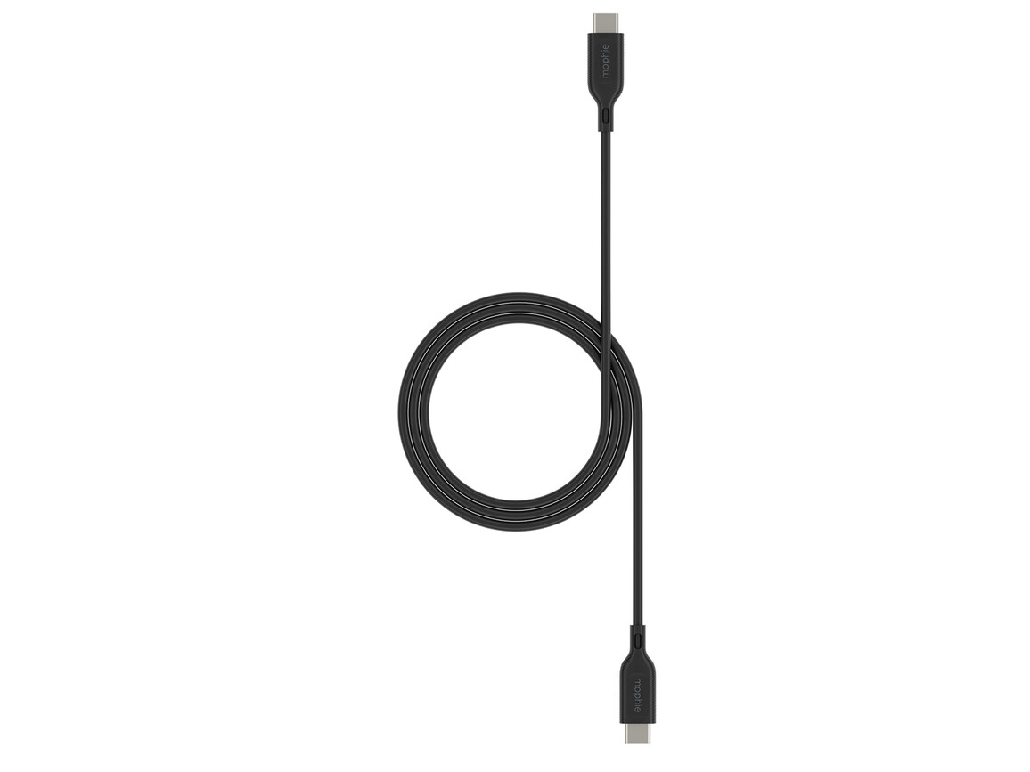 Mophie Essentials USB-C auf USB-C Kabel, 2m, schwarz
