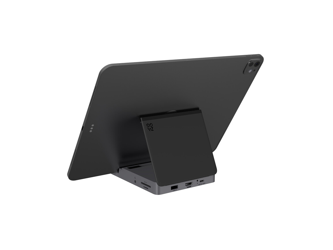 Zagg 6 Port Media Hub, grau-schwarz