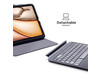 Zagg Tastatur Pro Keys 2 für iPad Air 13&quot; (M2/M3), schwarz, deutsch