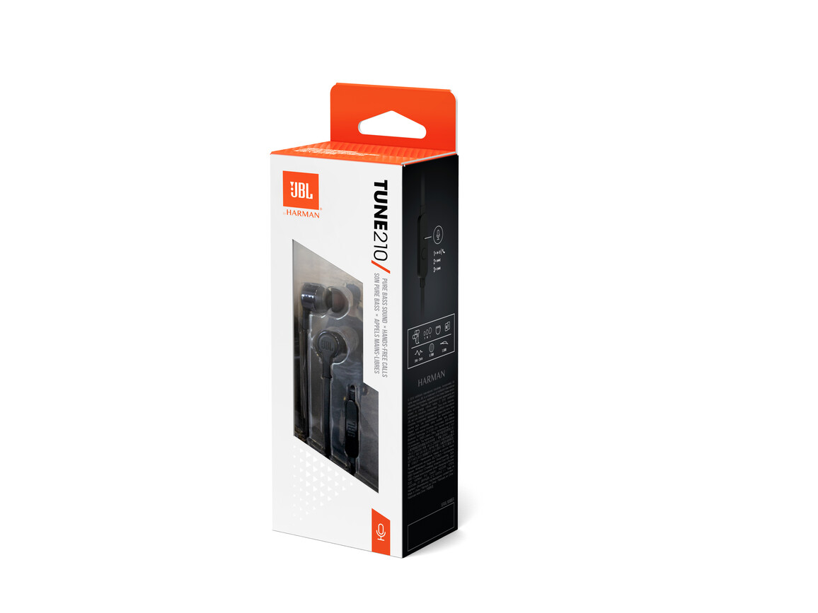 JBL TUNE210, In-Ear Kopfhörer, schwarz