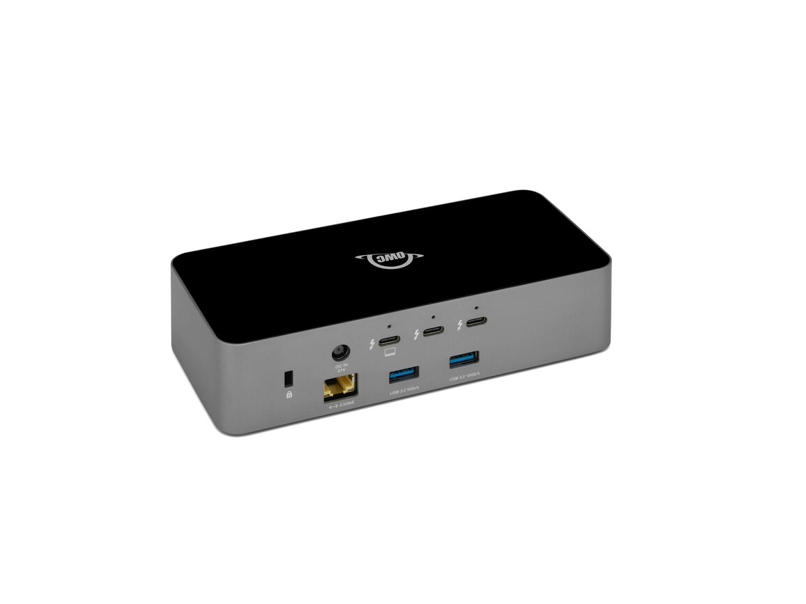 OWC 11-Port Dock mit Thunderbolt 5, space grau